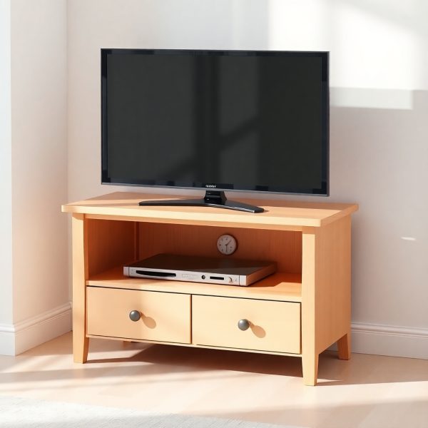 Compact Wooden TV Stand with Drawers - Image 2